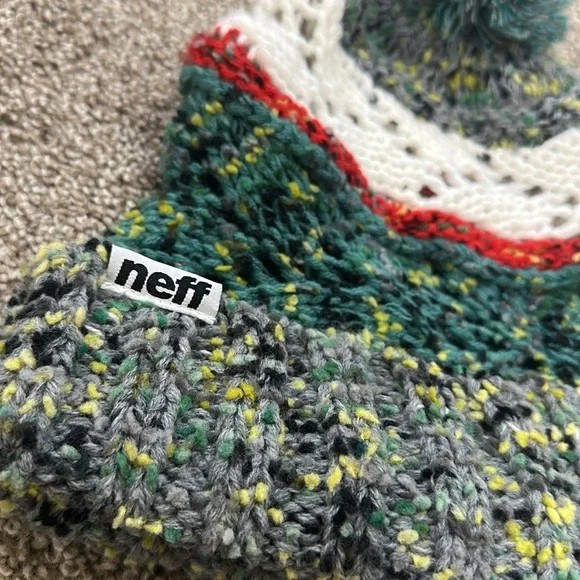 Neff knitted slouchy beanie - Picture 2 of 2